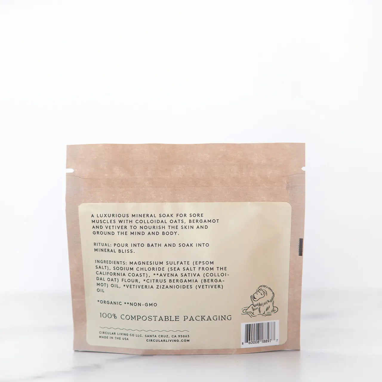 MINERAL BATH SOAK - VETIVER & BERGAMOT