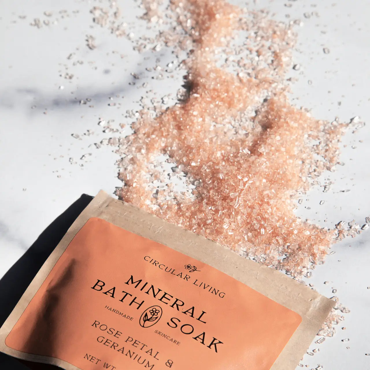 MINERAL BATH SOAK - ROSE PETAL & GERANIUM
