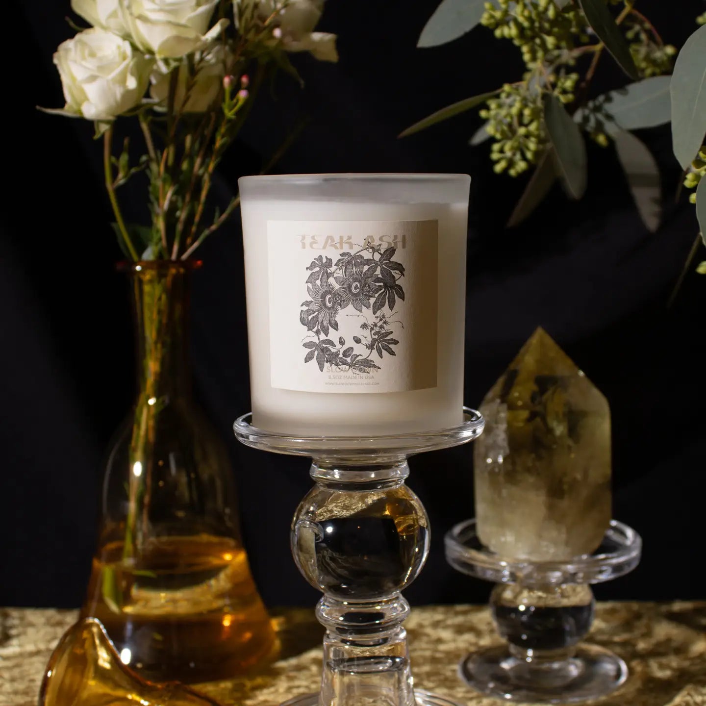 COCONUT WAX CANDLE | TEAK ASH