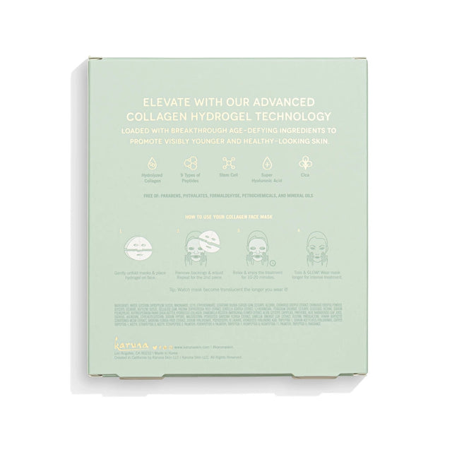 Collagen Hydrogel Face Mask - 4 Pack