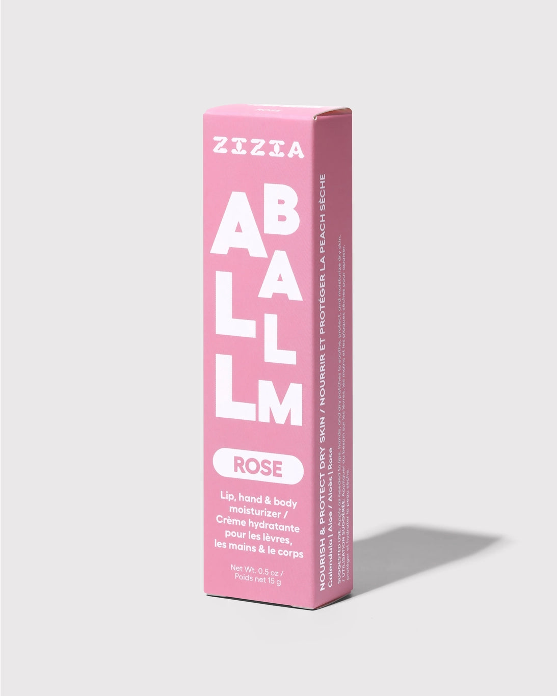 Zizia All Balm Tube | Rose Hand & Lip Balm