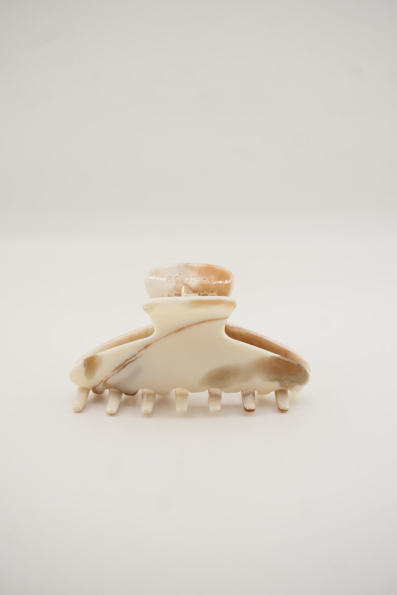 Marbled Ivory Claw Clips