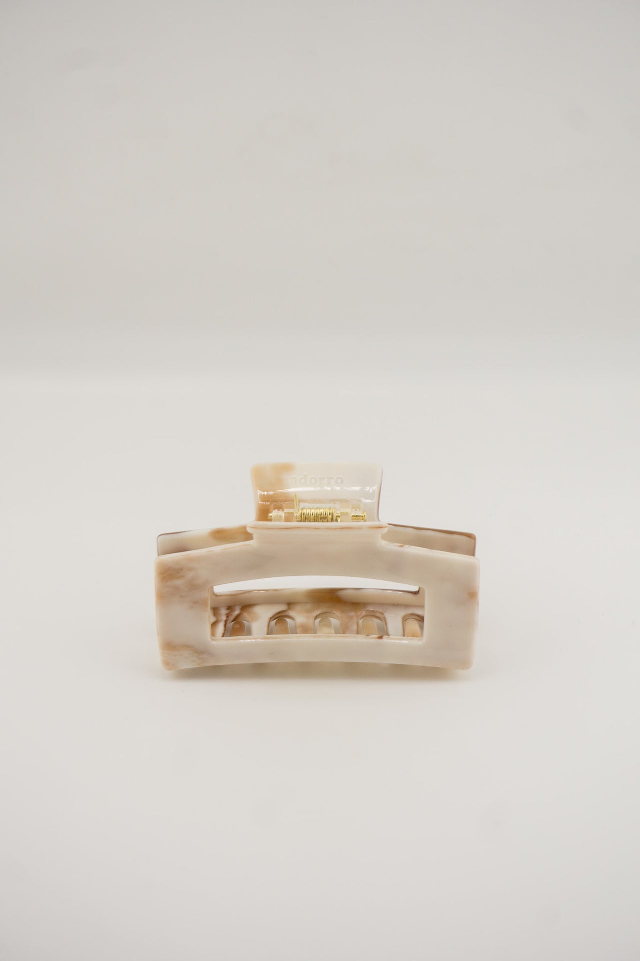 Marbled Ivory Claw Clips