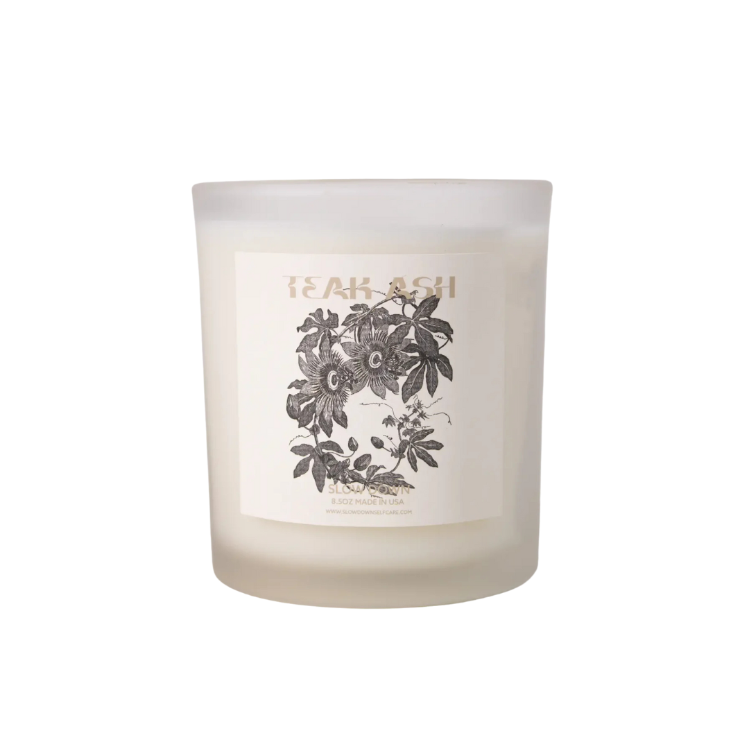 COCONUT WAX CANDLE | TEAK ASH