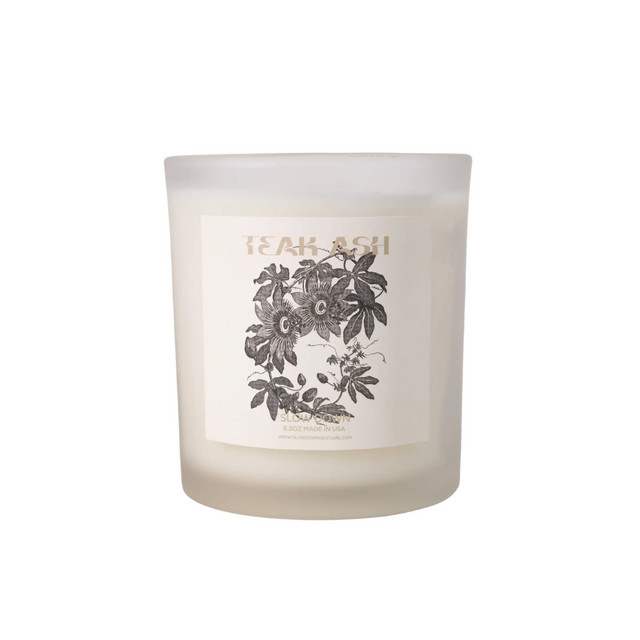 COCONUT WAX CANDLE | TEAK ASH